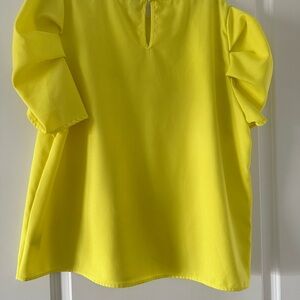 Bright Yellow Blouse